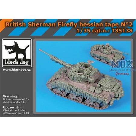 British Sherman Firefly hessian tape No. 2