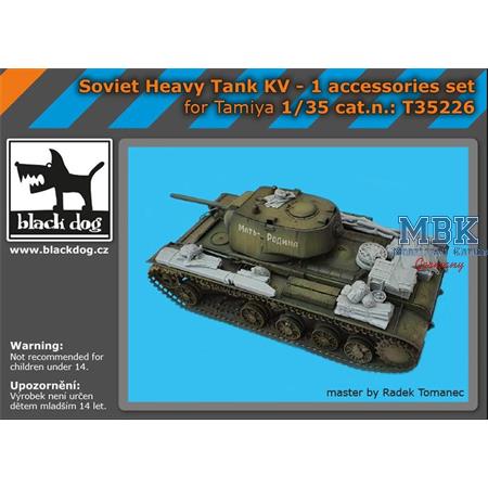Soviet heavy tank KV -1 accessories set 1/35