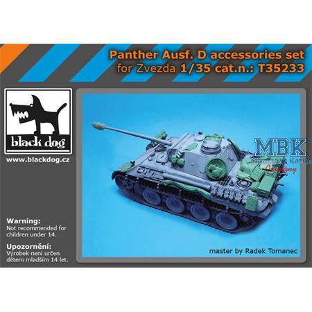 Panther Ausf. D accessories set / Zubehör 1:35