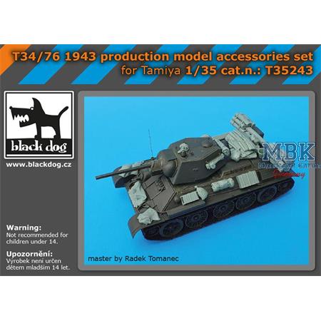T34/76 1943 production model accessories set