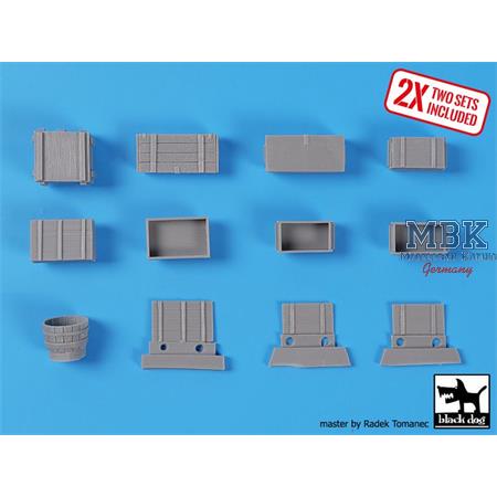 Universal boxes WWII accessories set