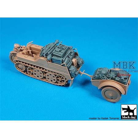 German Sd Kfz 2 Kettenkraftrad accessories set