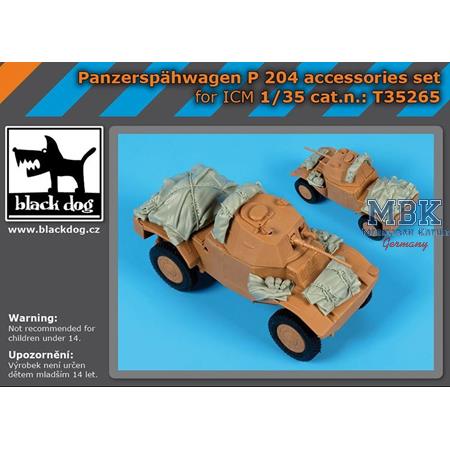 Panzerspähwagen P204 (f)  accessories set