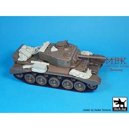 British cruiser tank A34 Comet accessories set