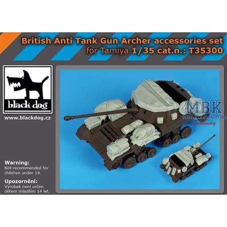 British anti tank gun Archer accessories