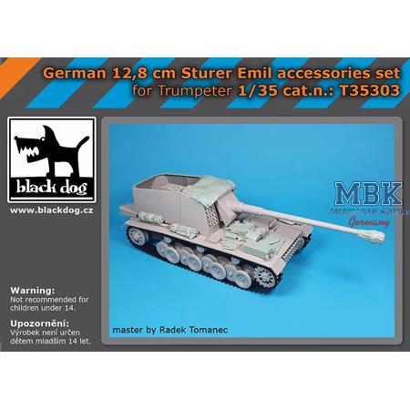 German 12,8 cm Sturer Emil accessories set