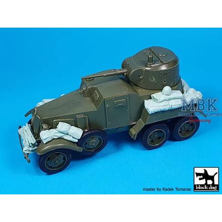 BA-10 Soviet armored car accessories set