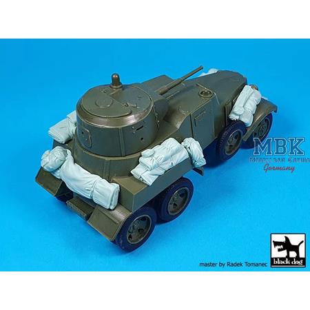 BA-10 Soviet armored car accessories set