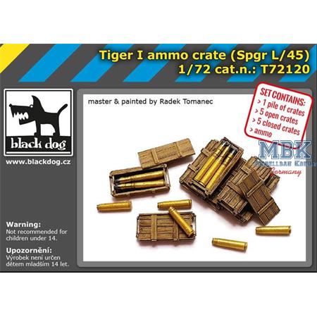 Tiger I  ammo crate /  Munition + Kisten  1/72