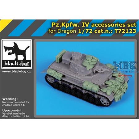 Panzer IV  accesories set / Zubehör  1/72