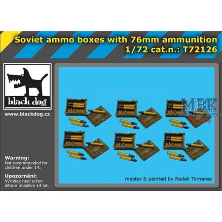 Soviet Ammo Box 76 mm + Ammution 1/72