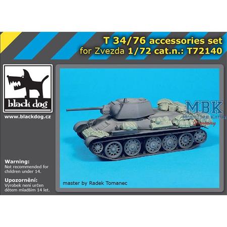T 34/76 accessories set  1/72
