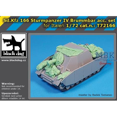 Sturmpanzer IV Brummbär accessories set 1:72