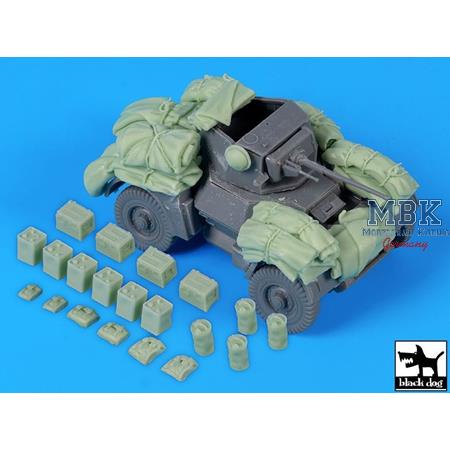 DAC Mk I British armoured car accessories set 1:72