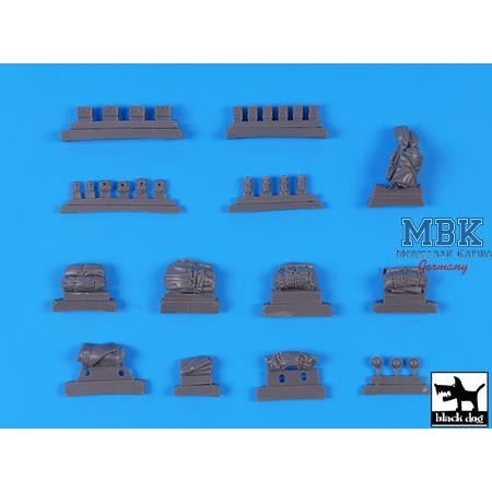 DAC Mk I British armoured car accessories set 1:72