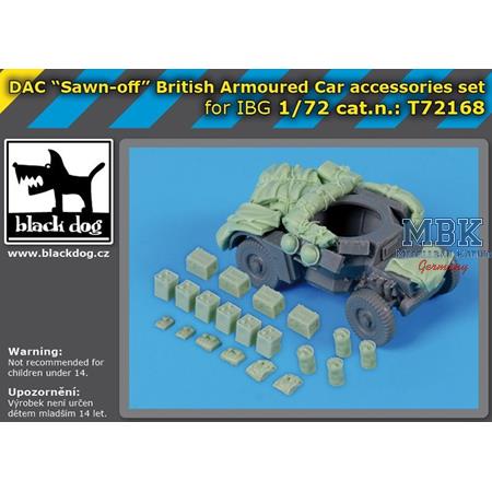 DAC Sawn off armoured car accessories set 1:72