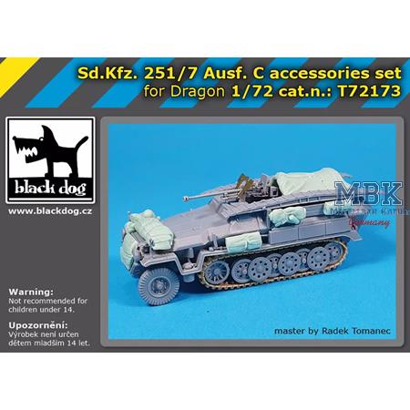 Sd.Kfz. 251/7 Ausf. C accessories set 1:72