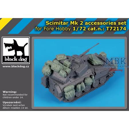 Scimitar Mk 2 accessories set 1:72