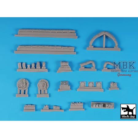 German Land-Wasser Schlepper accessories set 1:72