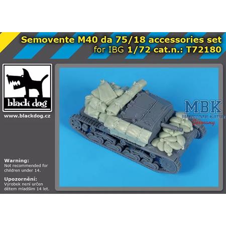 Semovente M 40 da 75/18 accessories set