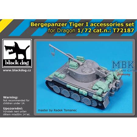 Bergepanzer Tiger I accessories set (for Dragon)