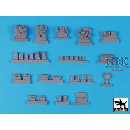WWII Ground Vehicle Set accessories set