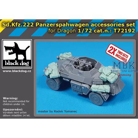 Sd.Kfz 222 Panzerspähwagen accessories set