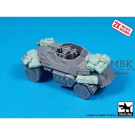 Sd.Kfz 222 Panzerspähwagen accessories set