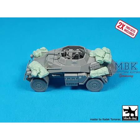 Sd.Kfz 222 Panzerspähwagen accessories set