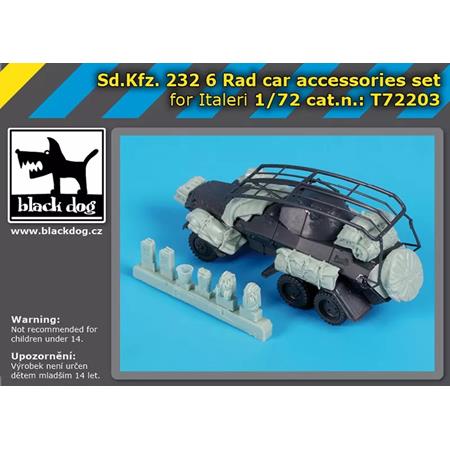 Sd.Kfz. 232 6 Rad car accessories set (f. Italeri)