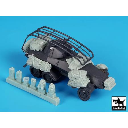 Sd.Kfz. 232 6 Rad car accessories set (f. Italeri)