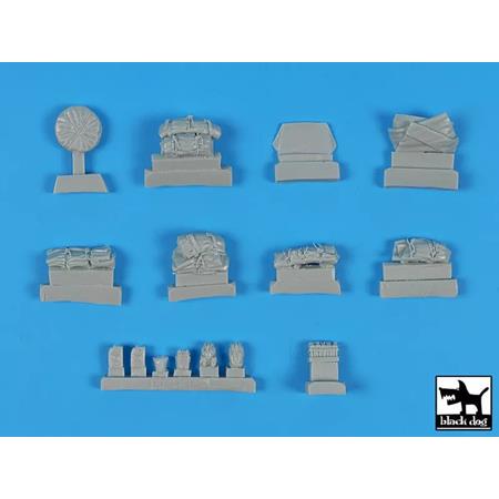 Sd.Kfz. 232 6 Rad car accessories set (f. Italeri)