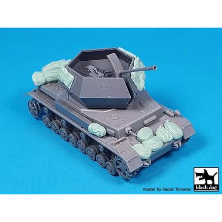 37 mm Flakpanzer IV Ostwind accessories (Italeri)