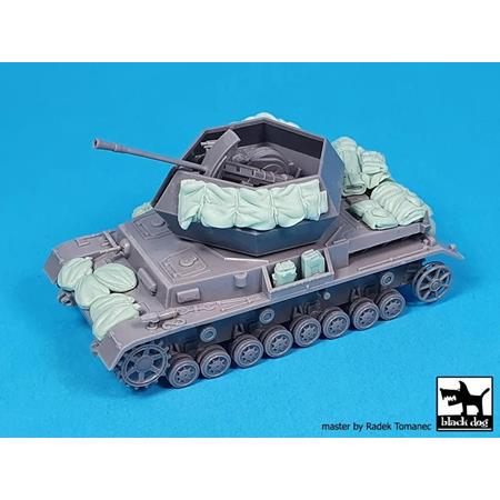 37 mm Flakpanzer IV Ostwind accessories (Italeri)