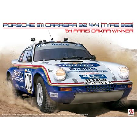 Porsche 911 Carrera 3.2  Paris Dakar Win. '84 1:24