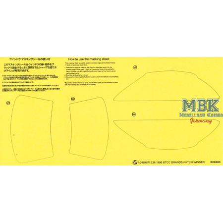BMW 320i E36 BTCC Brands Hatch 1996 winner 1:24