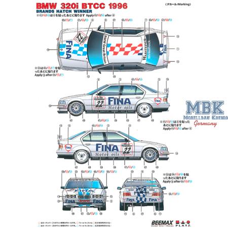 BMW 320i E36 BTCC Brands Hatch 1996 winner 1:24