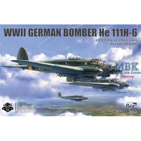 WW2 German Bomber He 111H-6