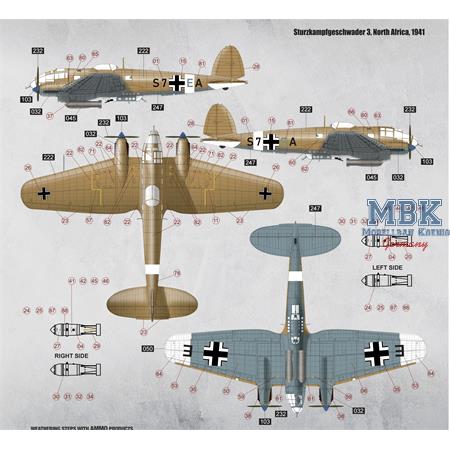 WW2 German Bomber He 111H-6