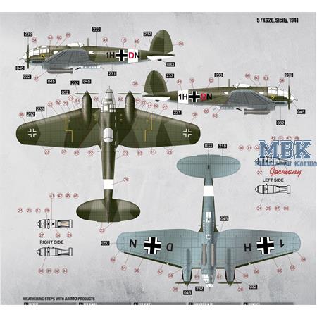 WW2 German Bomber He 111H-6