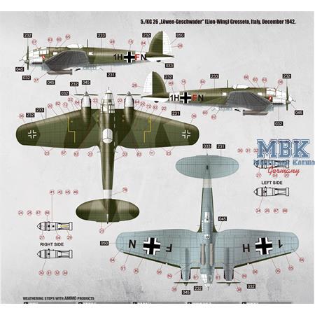 WW2 German Bomber He 111H-6