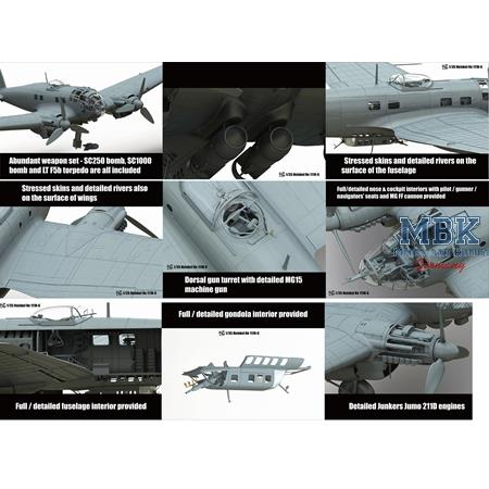 WW2 German Bomber He 111H-6