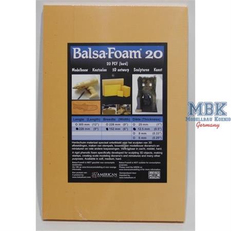 Balsa-Foam Hartschaumplatte 228x152x12,5mm20PCF #7
