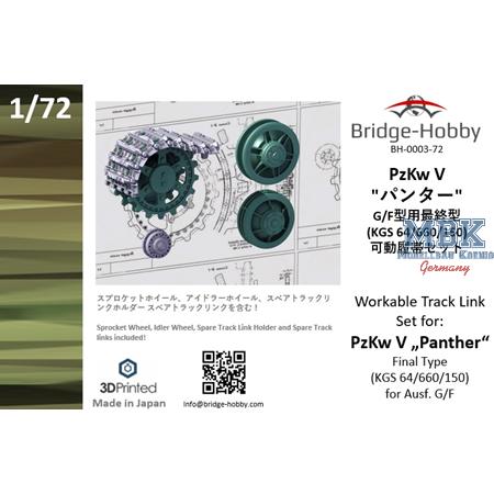 Workable Track Link Set final f.Panther G/F (1:72)