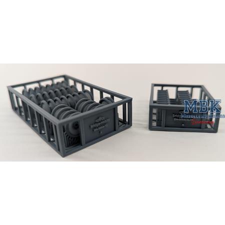 Roadwheel/Swingarm Set for early Panther D (1:72)