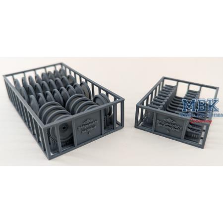 Roadwheel/Swingarm Set for late Panther A-F (1:48)