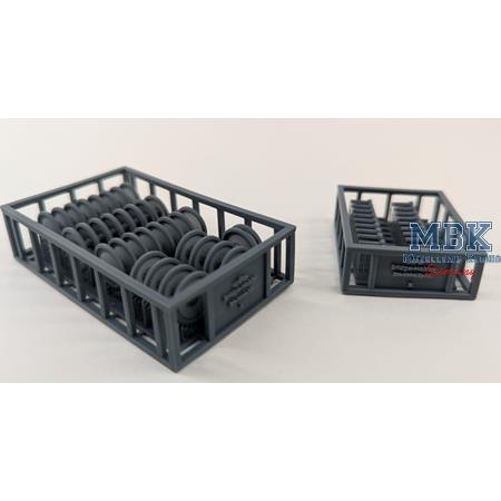 Roadwheel/Swingarm Set for late Panther A-F (1:72)