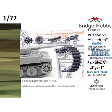 Work.Track Link Set Tiger I Transporttracks (1:72)