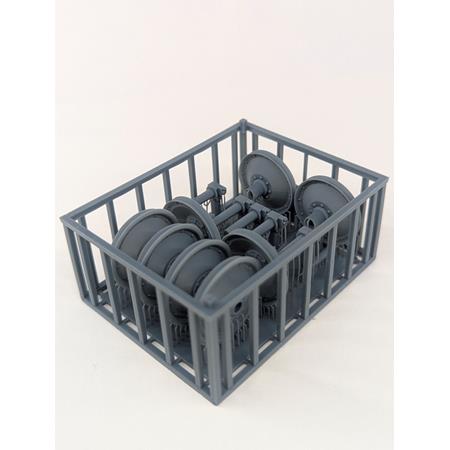 Fire-Damaged Road Wheel Set early Panther D (1:35)