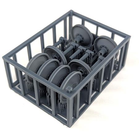 Fire-Damaged Road Wheel Set early Panther D (1:48)